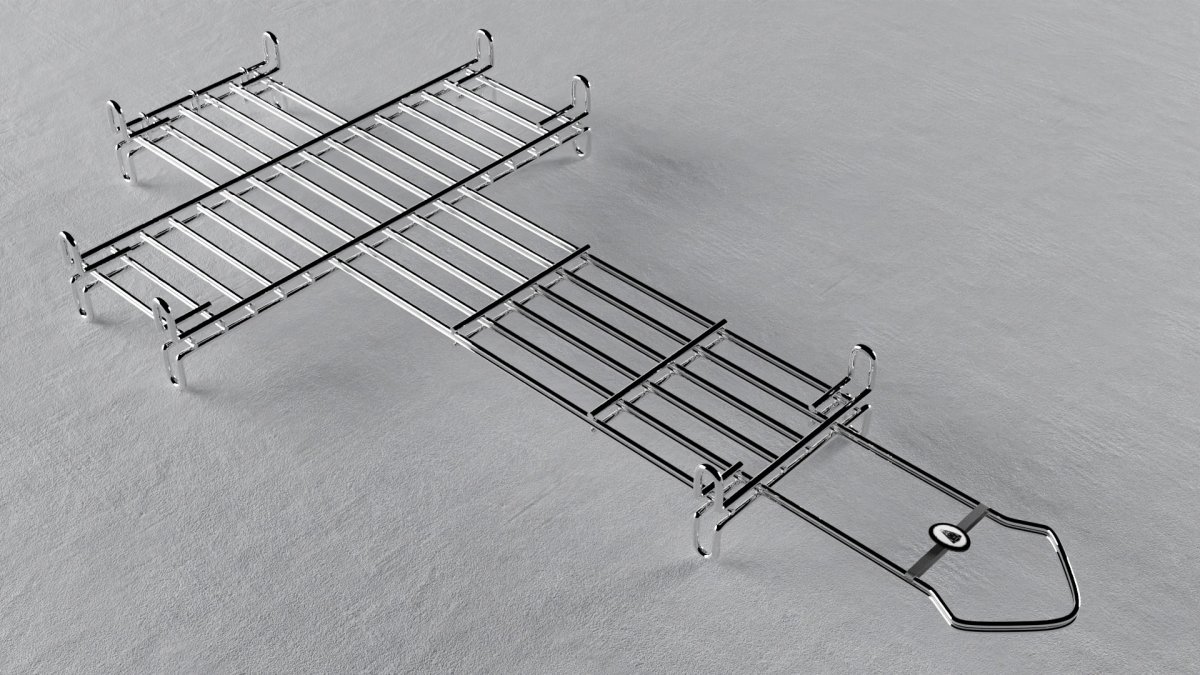 'Milagrosa Parrilla Cree, pieza artística que se vende en la tienda virtual de la Cofradía de la Santa Baldana