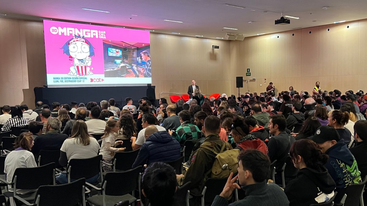 ¡Presentación de la docuserie 'Luz, fuego, destrucción!' en|a el Manga Barcelona