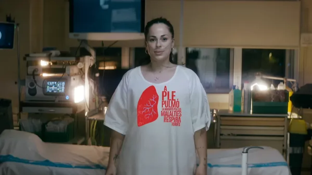 Imatge del vídeo promocional de la 33a edició de la Marató, dedicada a les malalties respiratòries