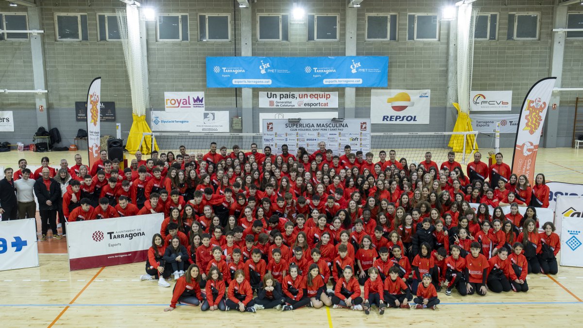 Planter del Club Voleibol Sant Pere i Sant Pau.