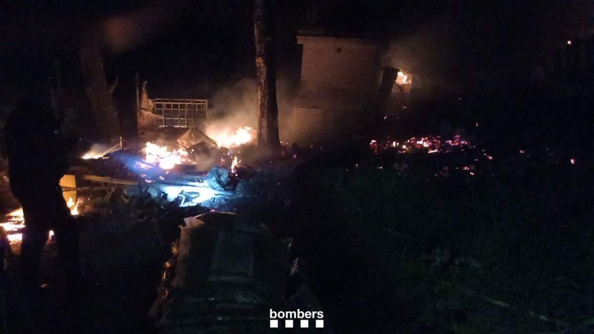 Imagen del incendio.