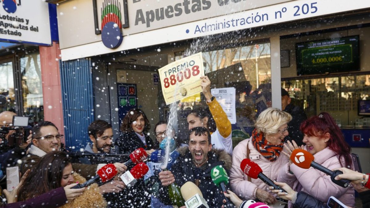 Imagen de archivo de la lotería de Navidad del año 2023.