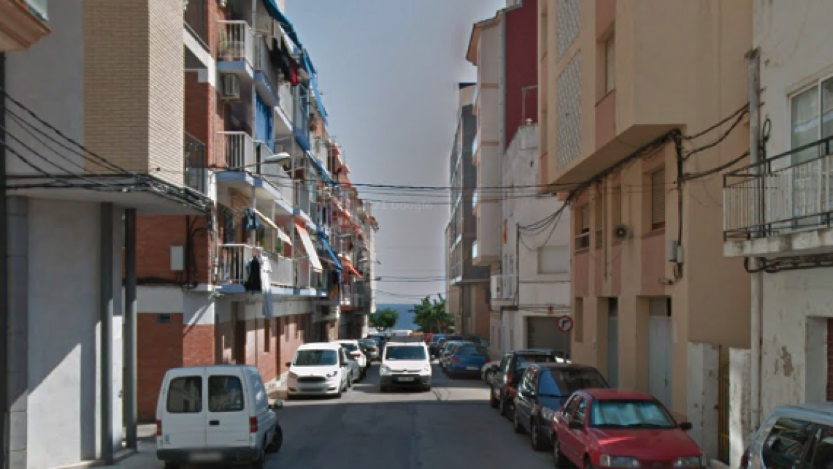 Imagen de archivo de la calle Palamós de l'Ametlla de Mar.