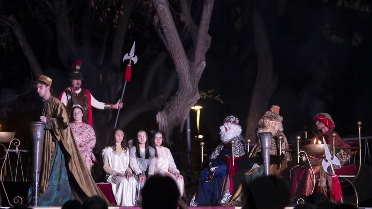 Retablos vivientes de Navidad en Reus.
