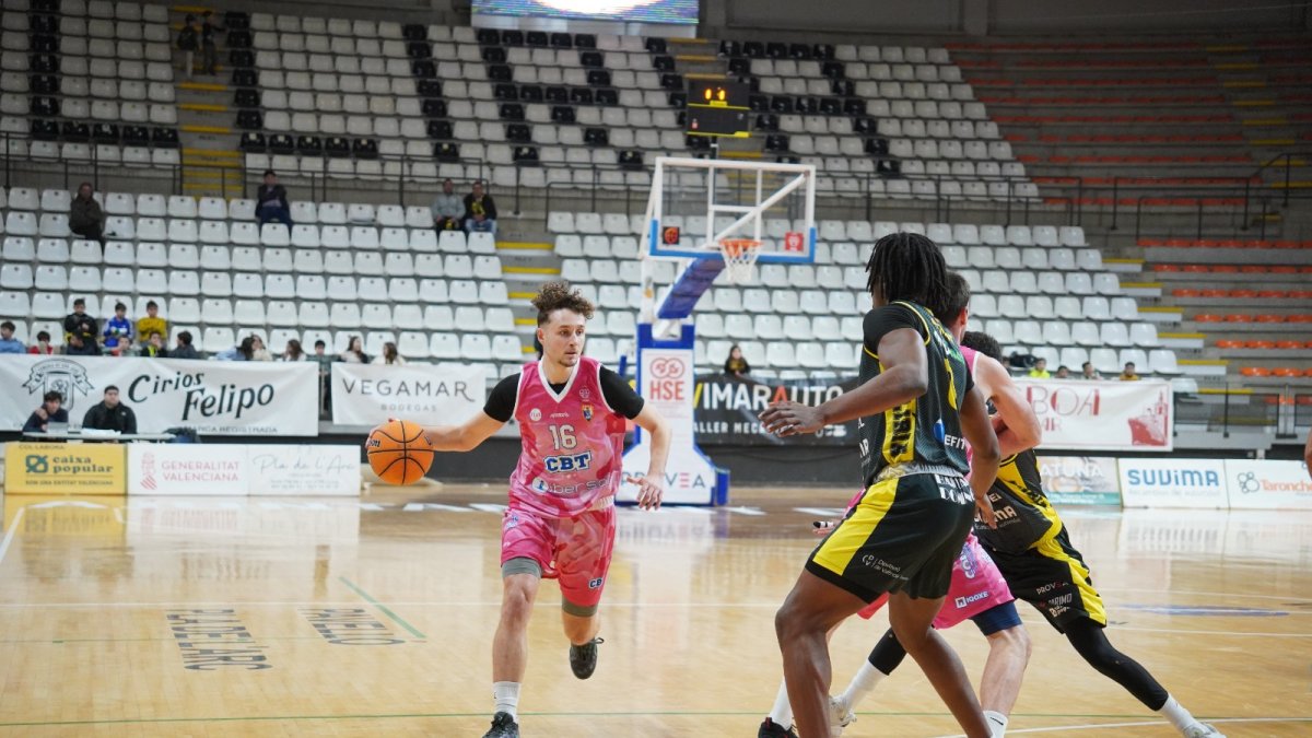 Imagen del partido de este sábado