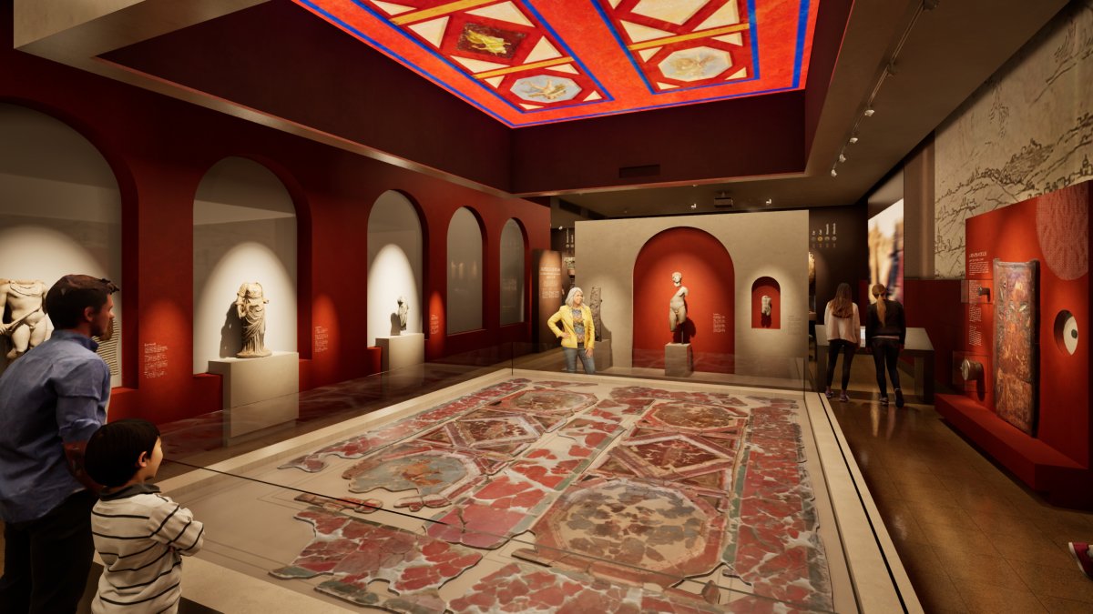 Render de la nueva museización del MNAT.