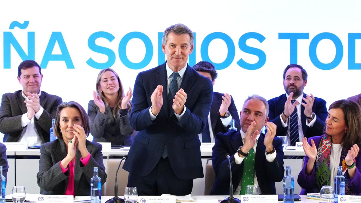 Imagen de archivo del líder del PP, Alberto Núñez Feijóo