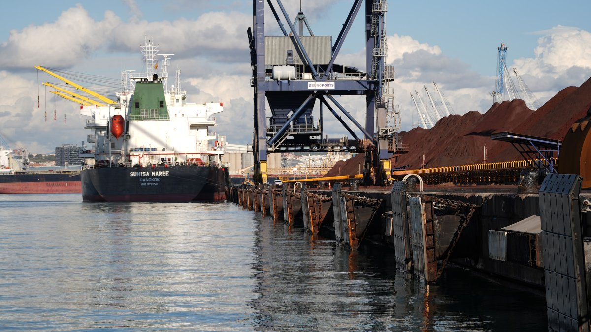Imagen del muelle de Catalunya del Port de Tarragona.