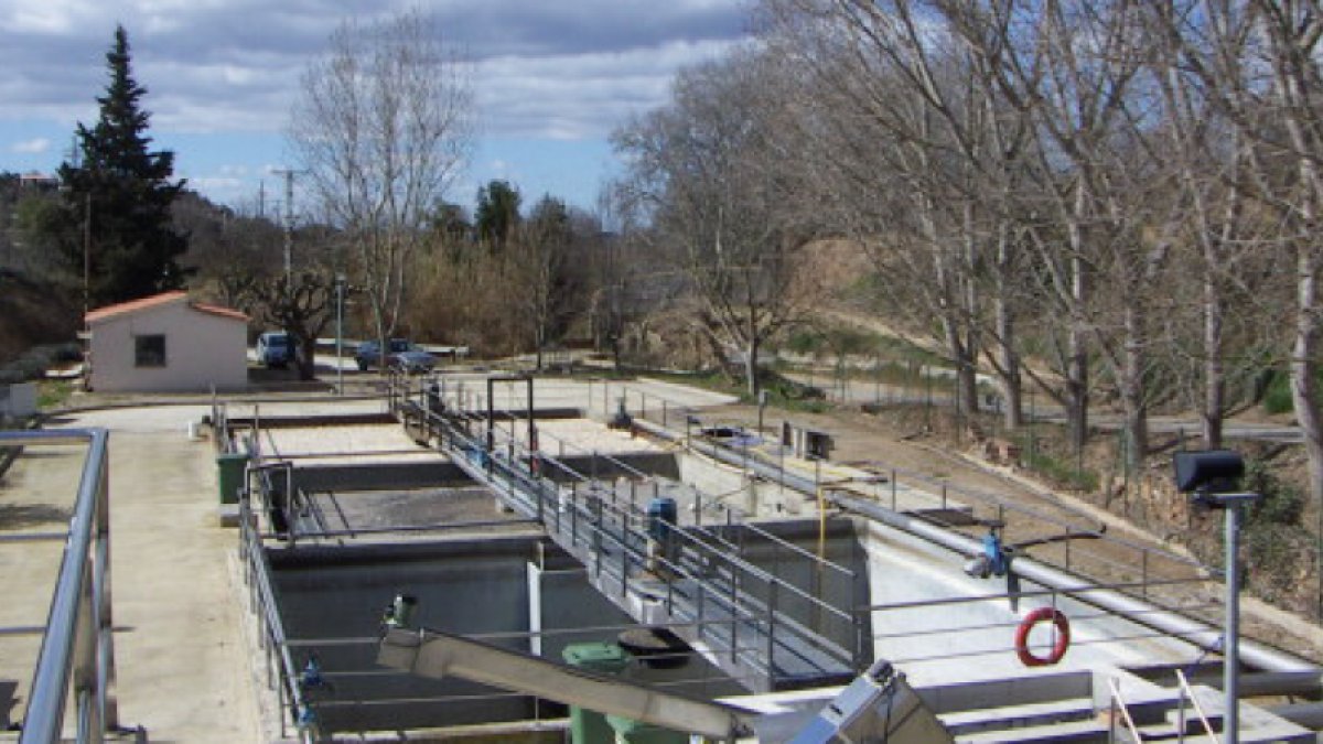 Imatge de la depuradora de Falset.