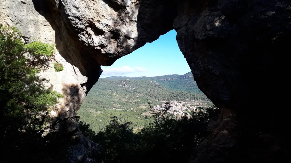 Imatge de Capafons des d'un punt de la ruta.