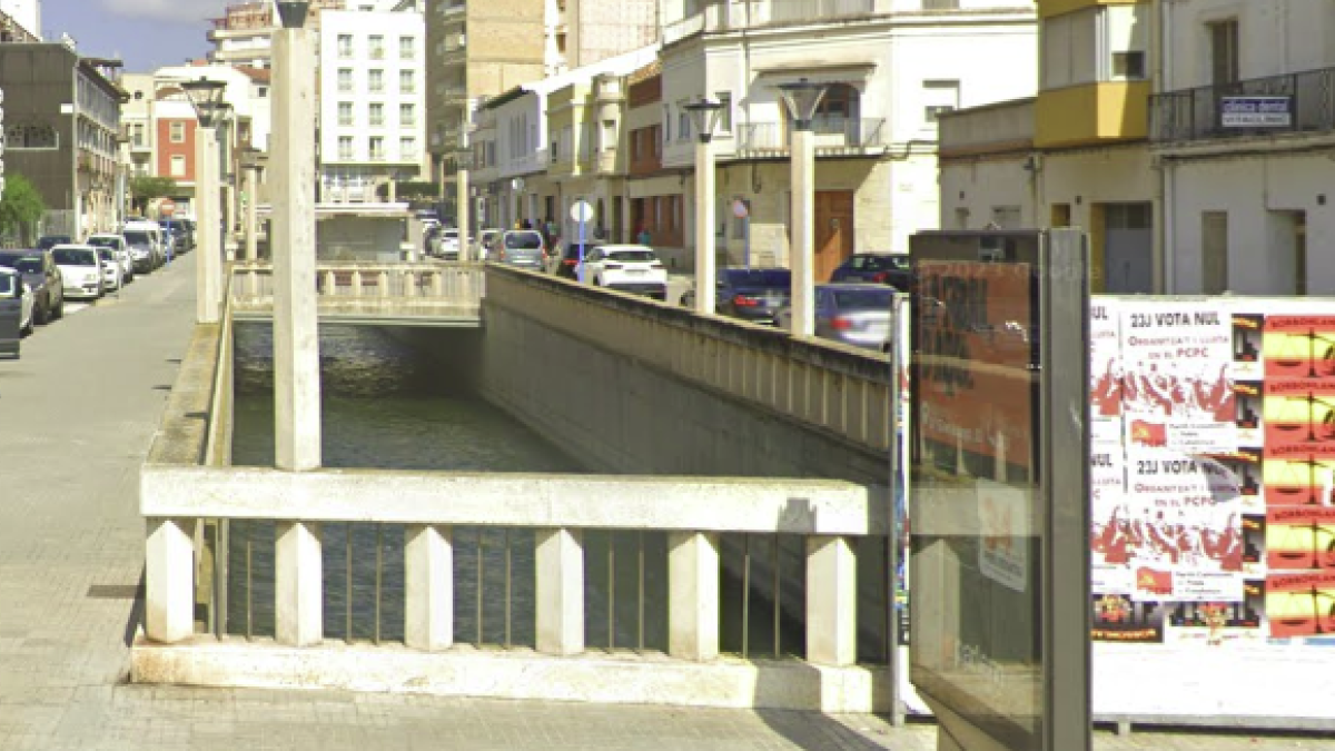 Imagen del Canal de la Derecha del Ebro.