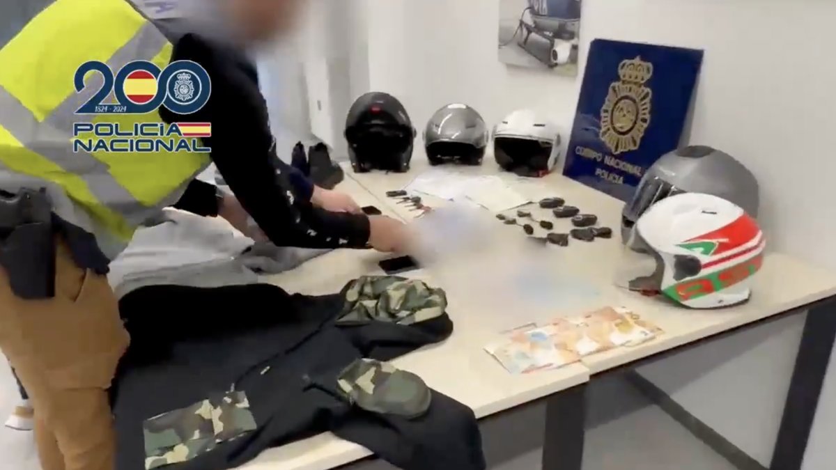 Vídeo de l'operatiu compartit per la Policia Nacional