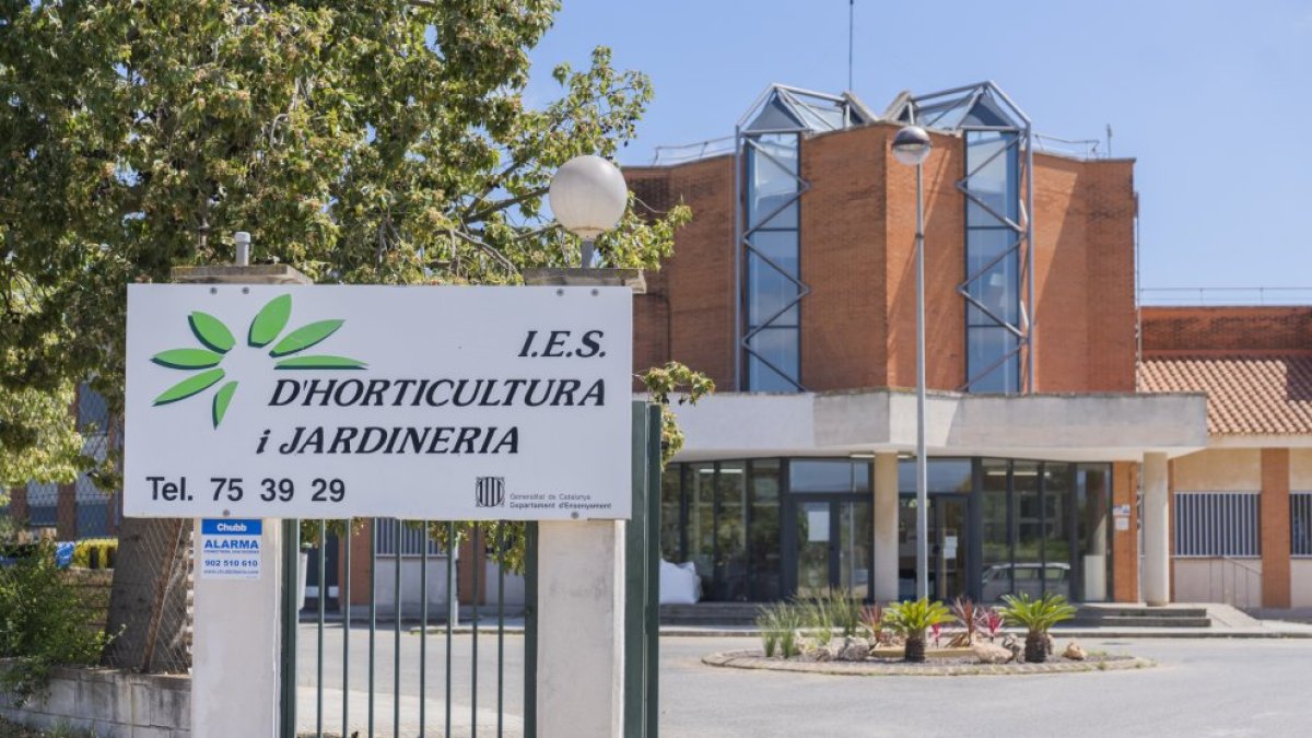 Fotografía de archivo del exterior del Instituto de Horticultura y Jardinería de Reus, primer centro de formación profesional integrada de la ciudad