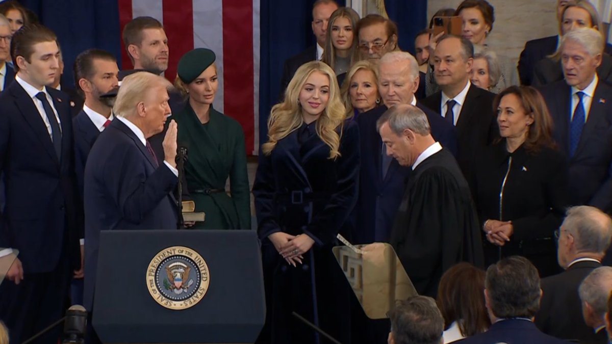Donald J. Trump es investido 47.º presidente de los Estados Unidos en el Capitolio.
