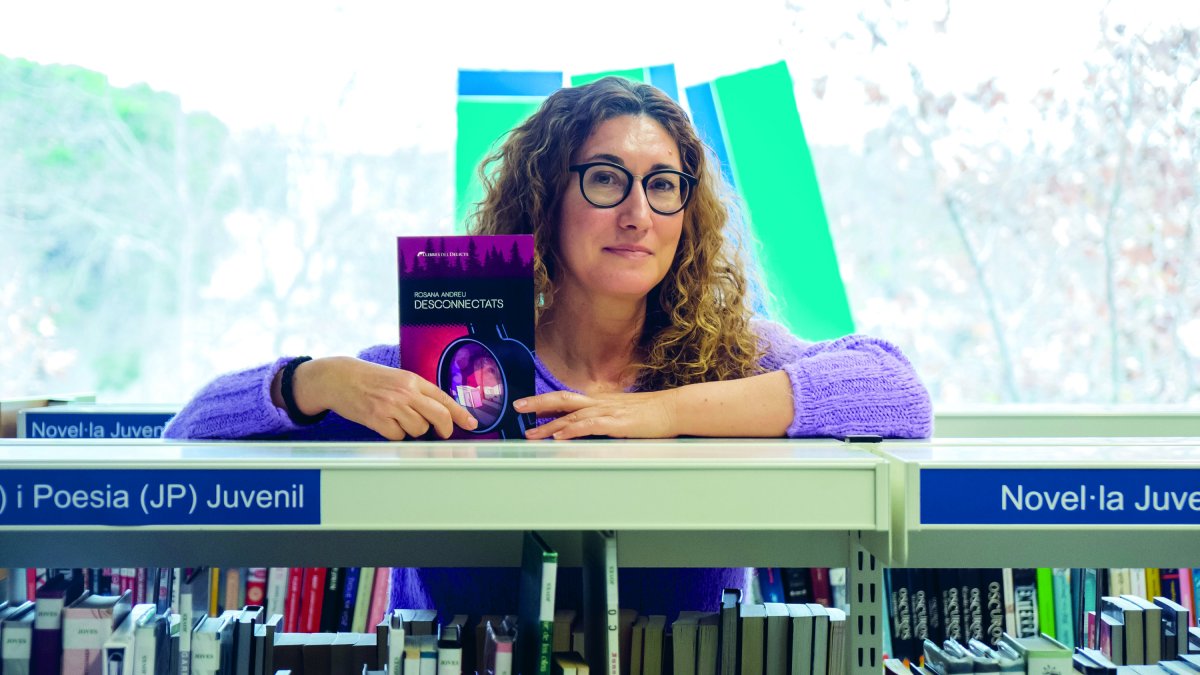 Rosana Andreu a la Biblioteca de Cambrils.