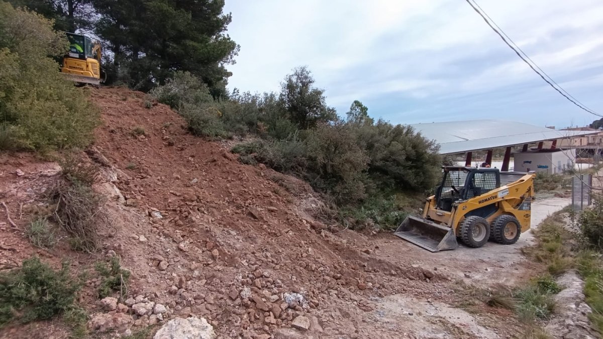 Imagen del inicio de las obras.