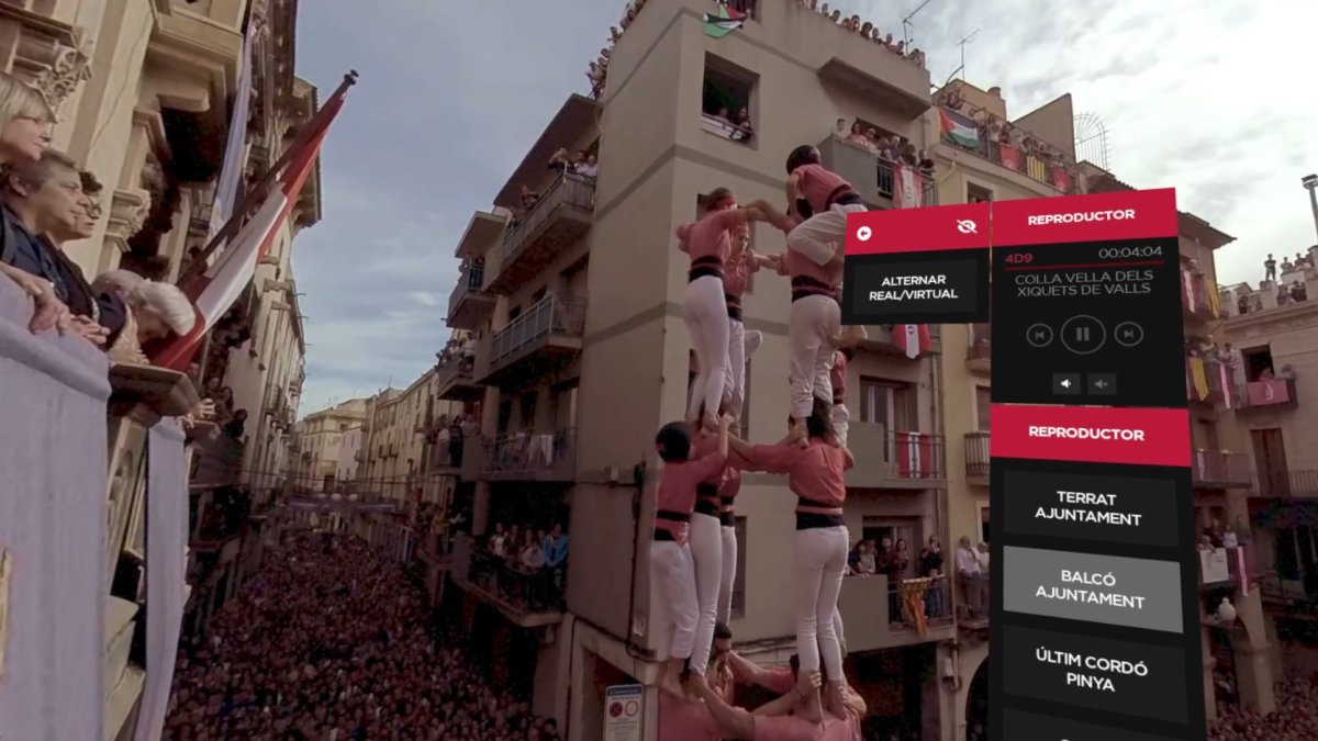 4de9 de la Colla Vella dels Xiquets de Valls.