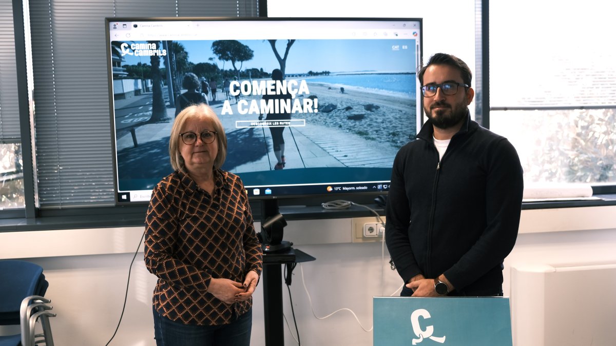 Presentació de les noves rutes saludables.