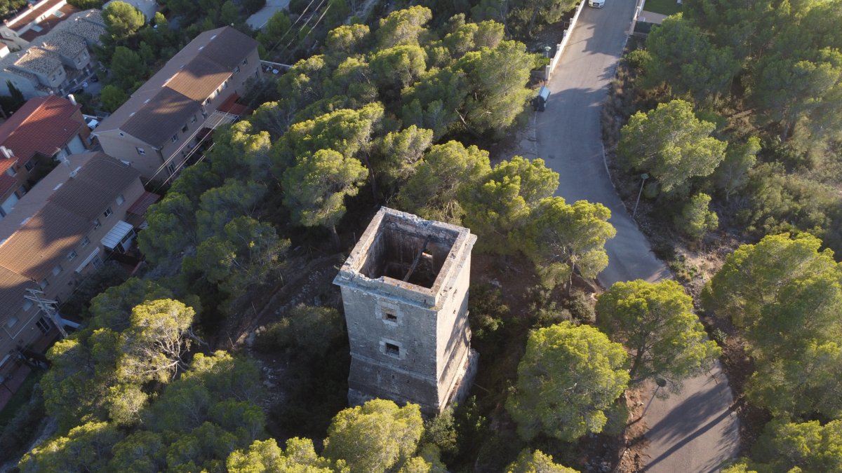 Imatge d’arxiu de la Torre del Telègraf Òptic.