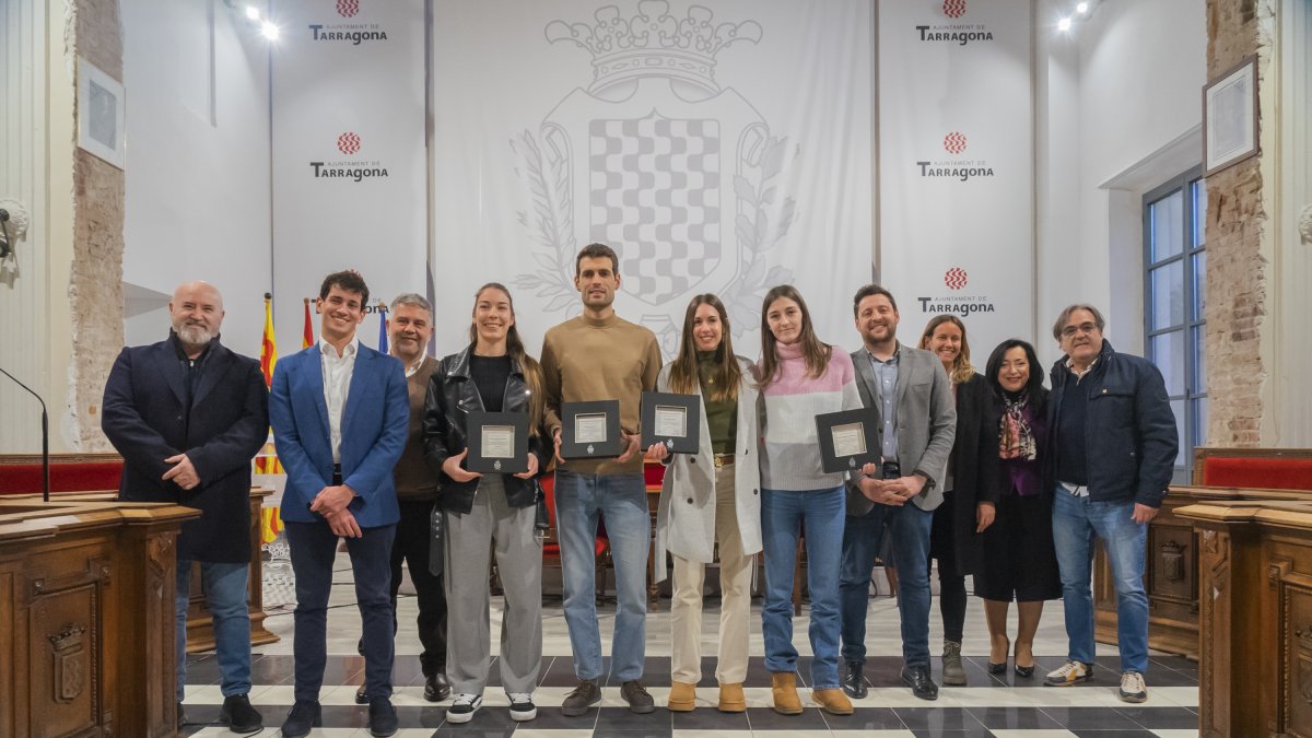 Rebuda als campions d’Espanya de pàdel.