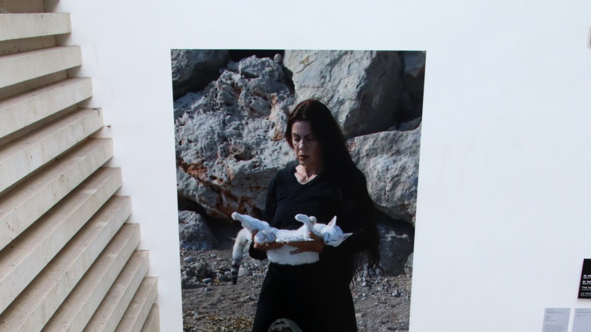 Una de las piezas de la exposición 'Silenci despullat. Una dona una', de Mariaelena Roqué, en el MAMT.