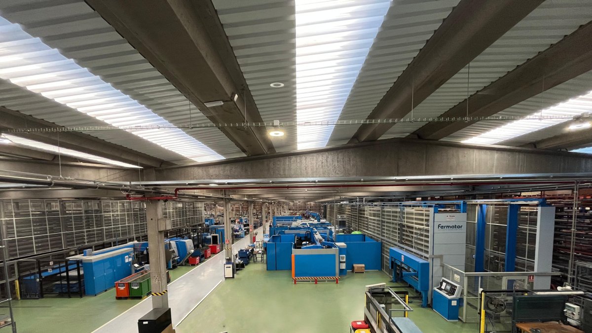 Interior de Tecnolama, suyo central del Grupo Fermator.