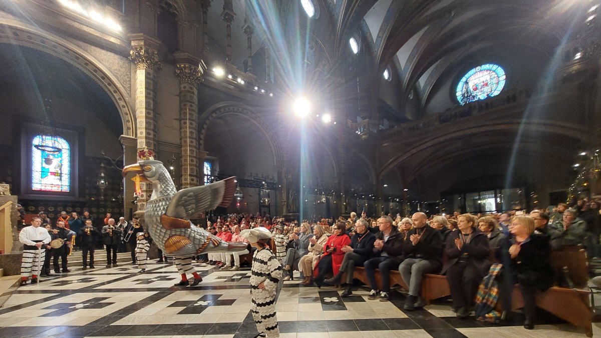 El ball de l'Àliga ha estat un dels moments més singulars i emotius de la jornada