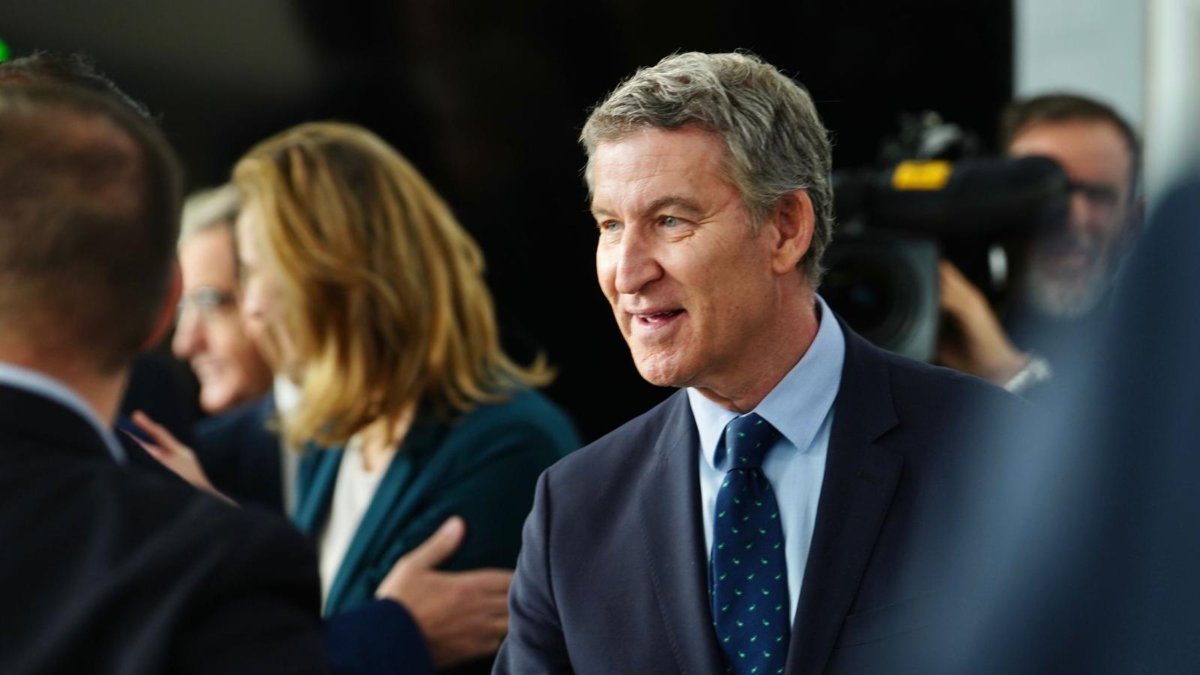 Imagen de archivo del líder del PP, Alberto Núñez Feijóo