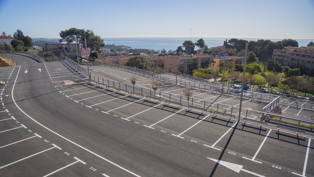 Imatge de l’ampliació del pàrquing Torroja inaugurada recentment.