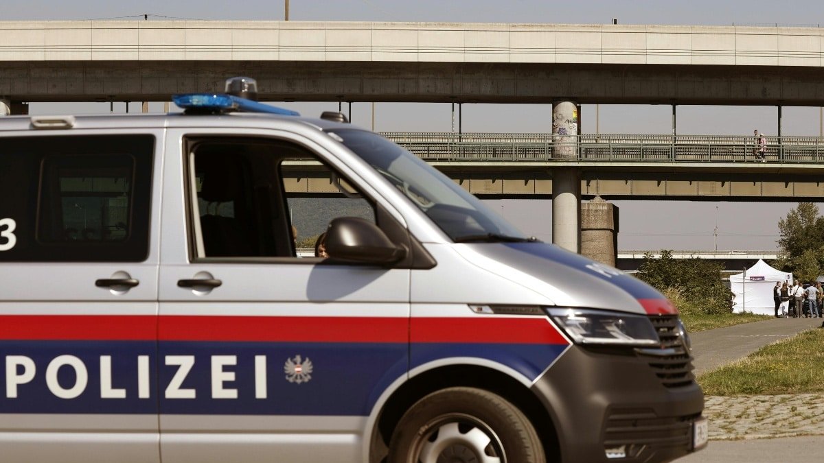 Imatge d'arxiu d'un vehicle de la policia d'Àustria