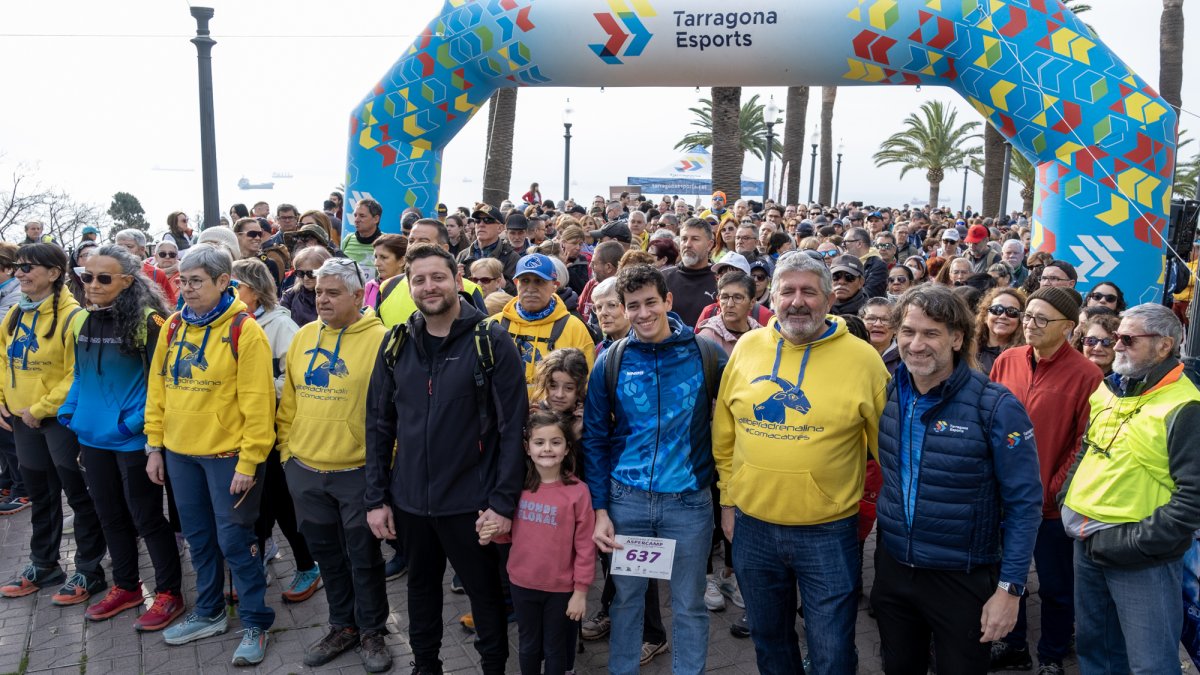 Imatge de la caminada d'aquest diumenge