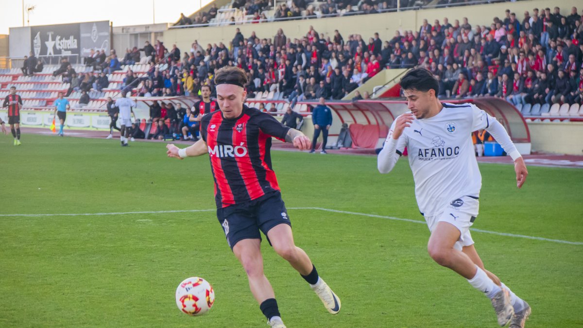 El jugador del Reus FC Reddis, Joan Torrents, durant la darrera temporada