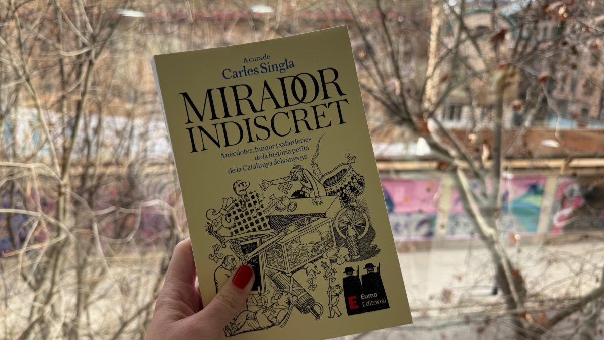 La portada del llibre 'Mirador indiscret' d'Eumo Editorial.