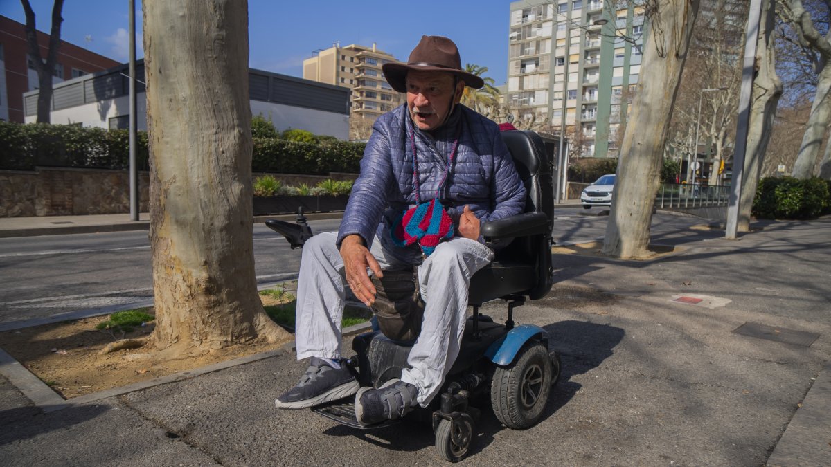 El presidente de la asociación Diversitat Funcional Baix Camp Reus, Julián Fuentes.