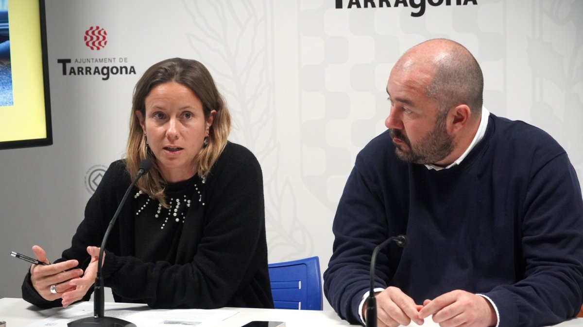 Els consellers d'ERC, Maria Roig i Xavi Puig.