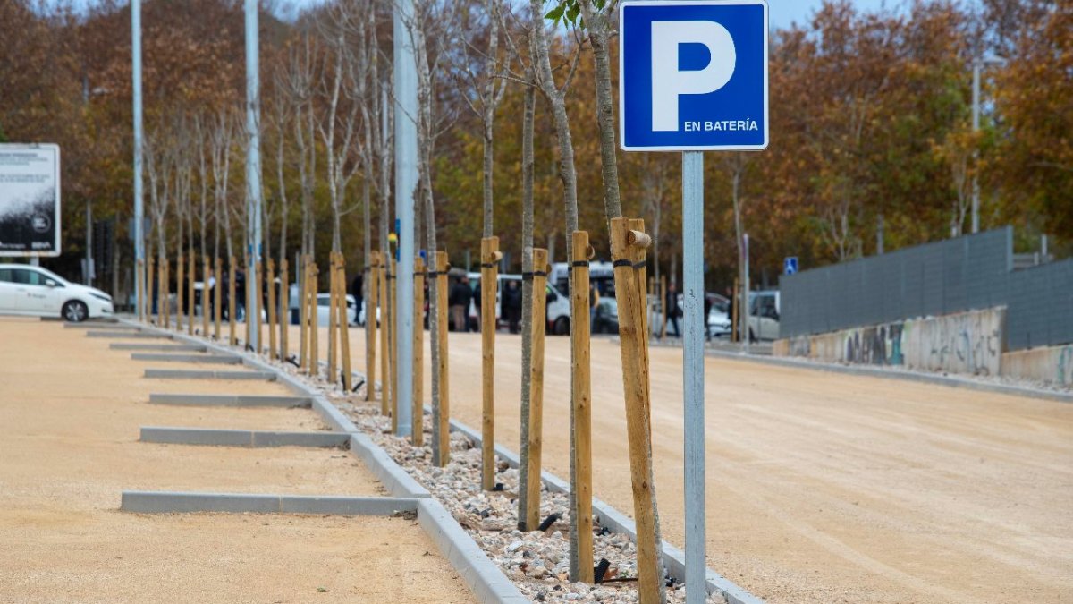 Imagen del aparcamiento Guillem Oliver.