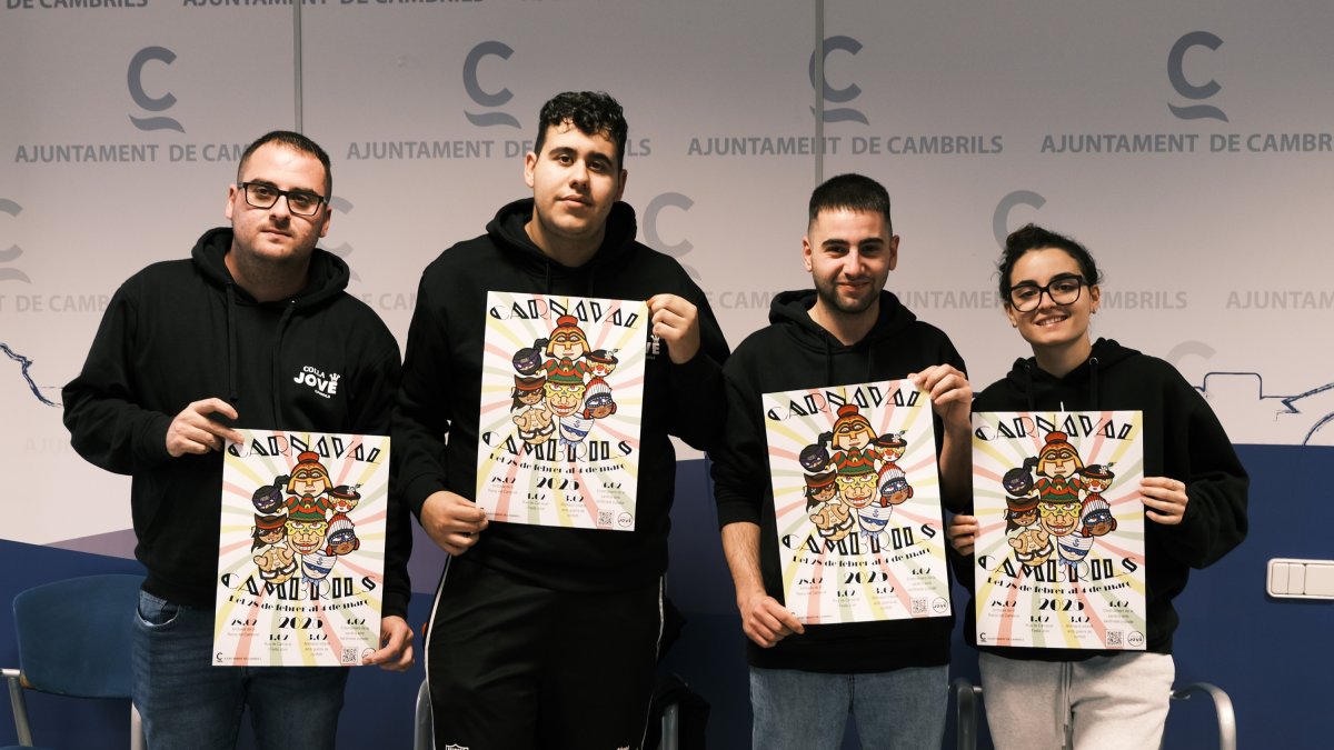 Presentación del programa de actos del Carnaval de Cambrils.