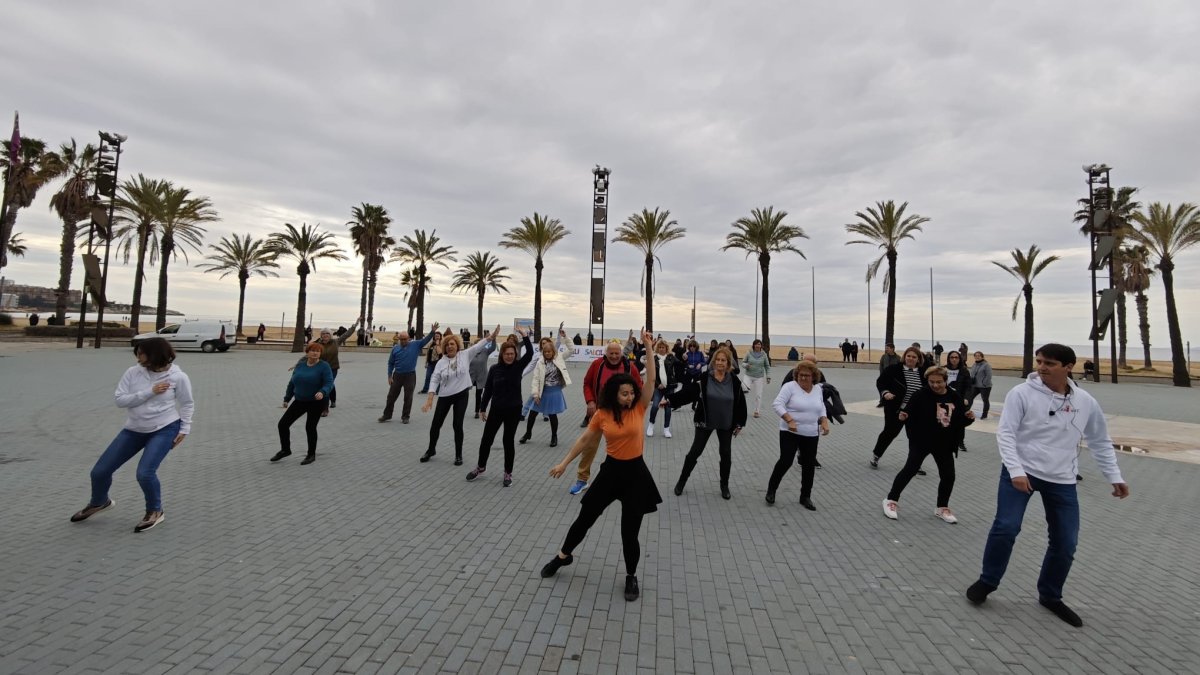 Imatge de la primera sessió del programa 'Salou Saludable', celebrada aquest diumenge