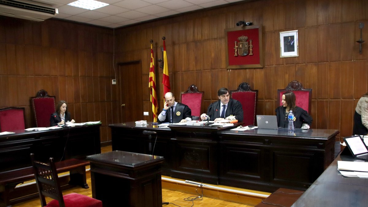Imagen del juicio de este lunes en la sección cuarta de la Audiencia de Tarragona.