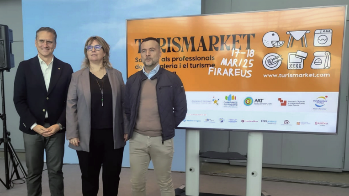 Fotografía del acto de presentación de la feria TurisMarket de 2025.