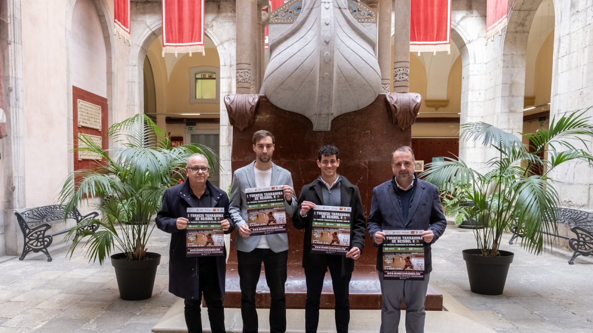 De izquierda a derecha, Pere Valls, Marc Sangüesa, Mario Soler y Òscar Milla.