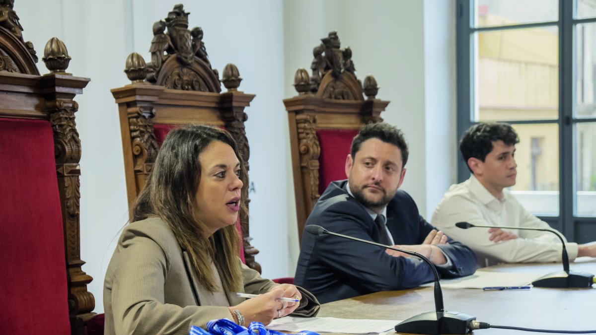La eurodiputada socialista visitó ayer la ciudad de Tarragona.
