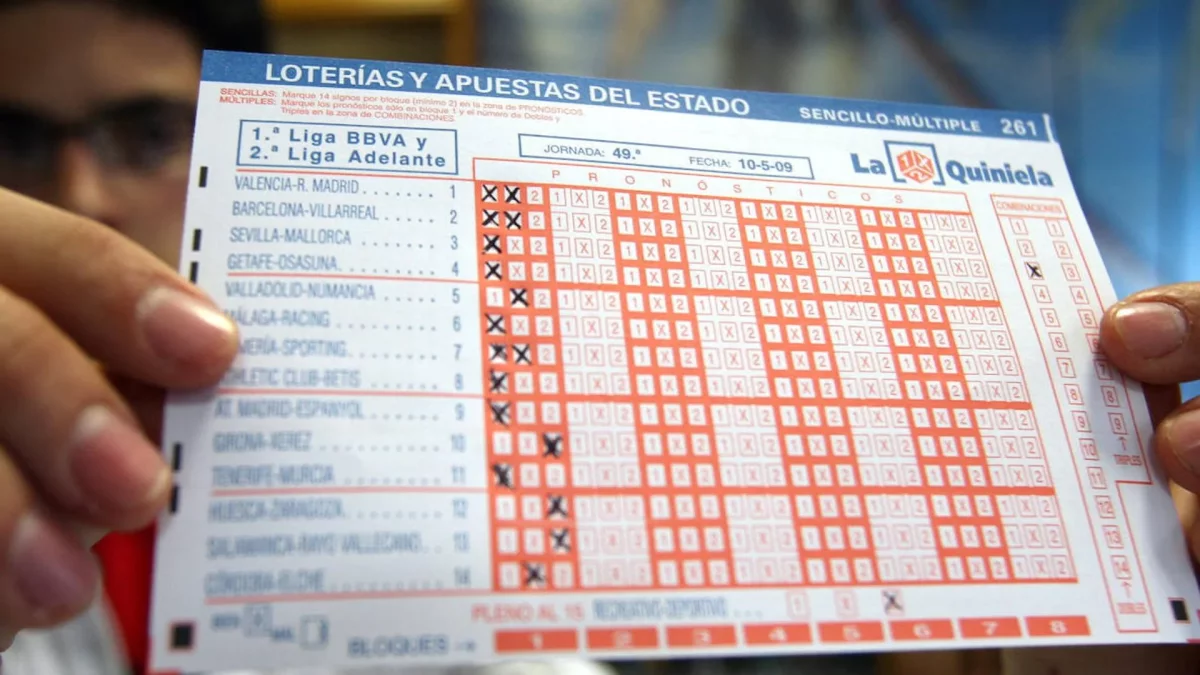 Imagen de archivo de una Quiniela.