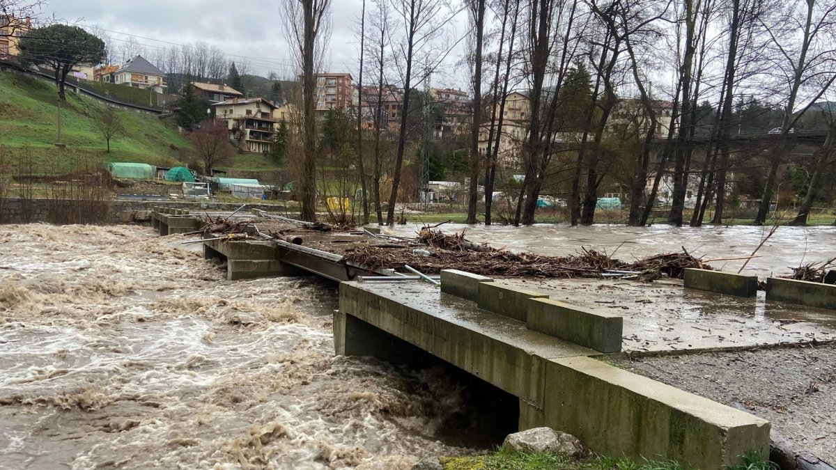 El Ter a su paso por Sant Joan de les Abadesses