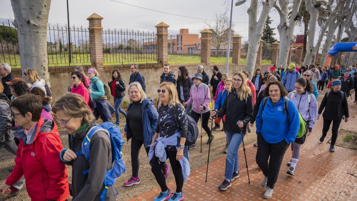 Un instant de la Caminada per la Igualtat.