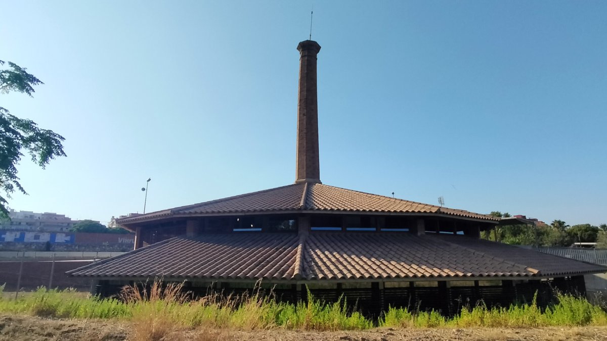 Fotografía de archivo de la Tejería del Sugranyes, vista desde el exterior.