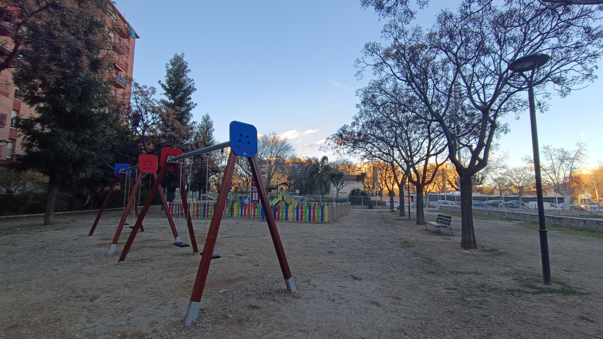 Imatge del Parc de l'Olla on s'ha actuat.