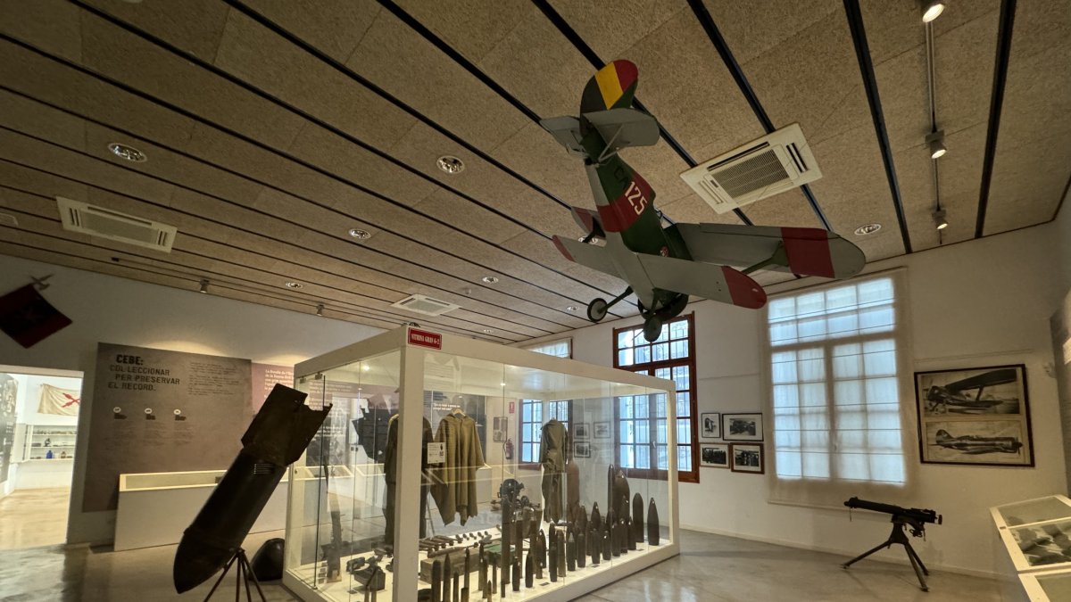 L’interior del Museu de Gandesa.