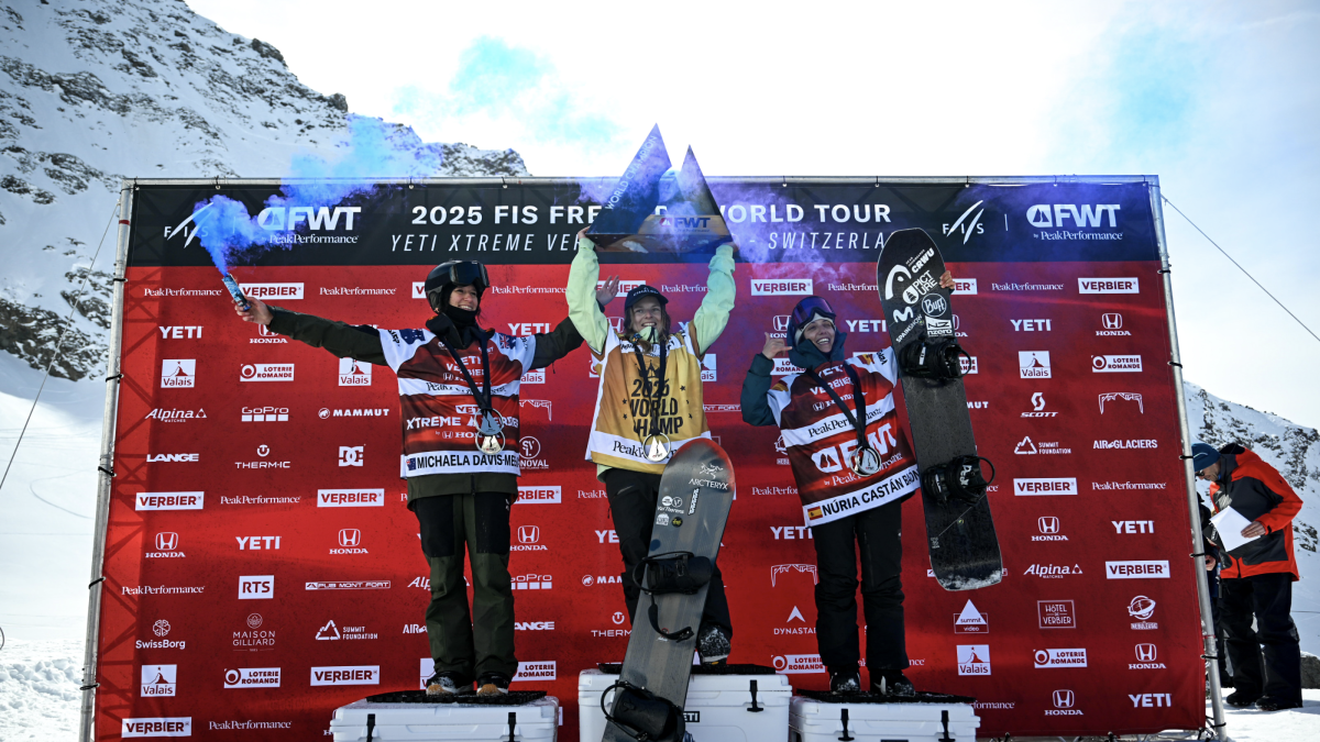 La tarragonina Núria Castán ha quedat tercera a la final del Freeride World Tour.