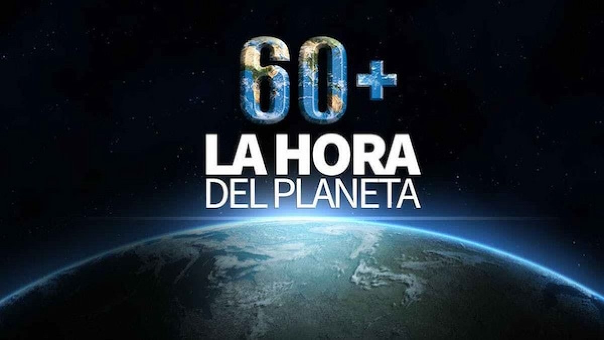 Cartel de 'La hora del planeta'.